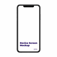 phone device screen mockup