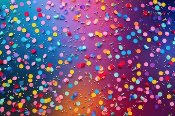 Vibrant Gradient Confetti Texture for Festive Celebration Website Header Design