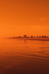 atardecer en el mar