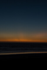 atardecer en el mar