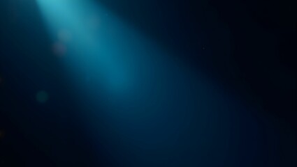 Deep Cerulean to Inky Black Gradient with Laser-Like Flares – High-Tech Digital Cinematic Background 