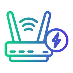 wifi Line Gradient Icon
