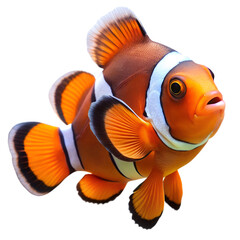 tropical fish on a white background