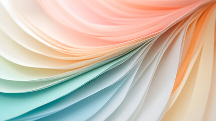 Fototapeta premium A colorful piece of paper with a rainbow pattern