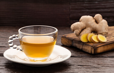Healthy Zingiber officinale tea - Zingiber officinale.