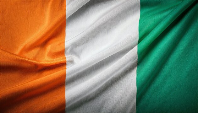 cote d ivoire flag flat