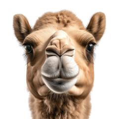 Obraz premium Close-Up of a Curious Camel: Capturing the Expressive Face and Unique Fur of This Desert Mammal Icon
