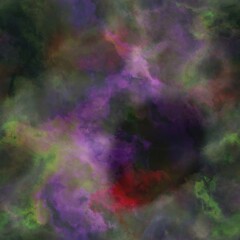 Multicolour space dyed marble seamless art texture background. Vivid mottled marl effect ombre home decor design. For tie dye and surface fashion all over backdrops.