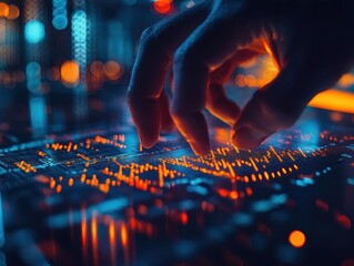 A growth investor capitalizing on an IPO in the tech sector, Growth Investing, Ambitious and futurefocused
