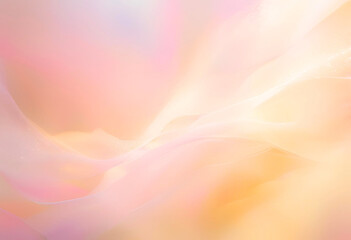 Obraz premium Flowing Pastel Fabric in Soft Light