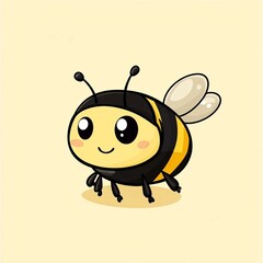 Obraz premium funny bee cartoon