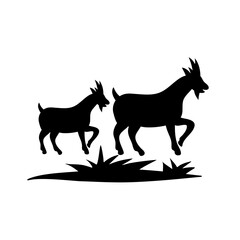 Goat vector icon
