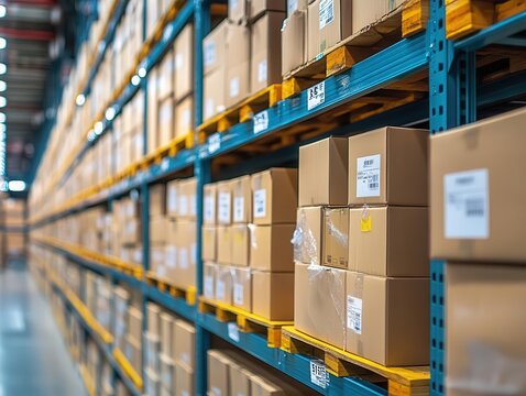 A logistics team managing procurement and inventory for a global supply chain, Supply Chain Management, Organized and efficient