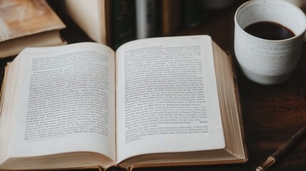 Obraz premium a diary page with text, highlighting the clear, organized content and classic book layout