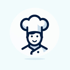 vector illustration of cooking hat and logo