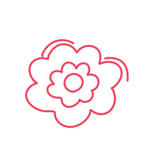 Collection of spring colorful flower
