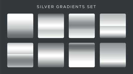 Silver & Grey  Gradient Set