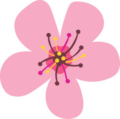 Simple illustration of Cherry Blossom