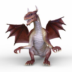 ドラゴン　3DCGレンダリング