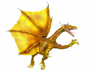 Fototapeta premium ドラゴン 3DCGレンダリング