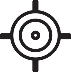 Target icon vector. goal icon vector. target marketing icon vector