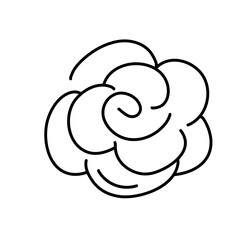 Flowers line icon
