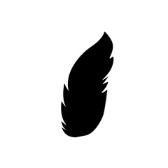 Feather black icon
