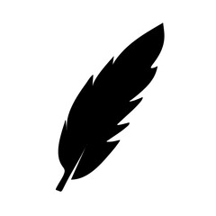 Feather black icon
