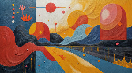 Abstract, modern art