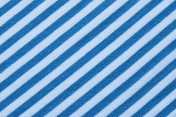 Soft white and blue stripe fabric texture or background