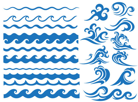 Wave Tide Ocean Sea Beach Travel Outdoor Swirl Swoosh Whirl DIY Gift Doodle Clipart Shape