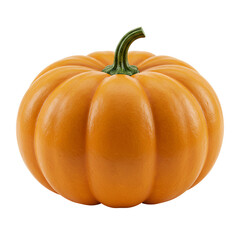 Obraz premium 3D Pumpkin – Round Pumpkin with Subtle Ridges, Harvest and Autumn Symbol