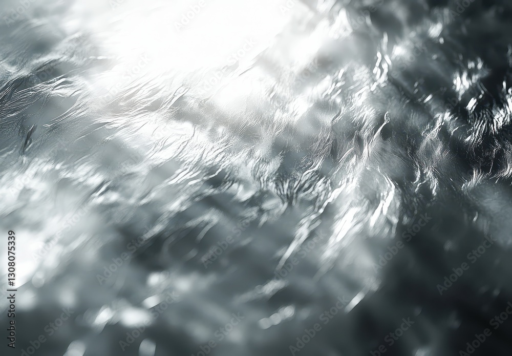 Poster abstract reflection of light on calm water surface with gentle waves and shimmering patterns creatin