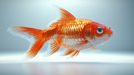 Goldfish in Studio Light