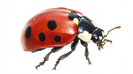 Ladybug Insect: Coccinella septempunctata