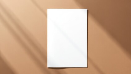 Warm Tone Wall Poster Mockup. Business Announcement Template. Ideal for real estate agencies, restaurants advertising menus, cafes daily specials, sales events