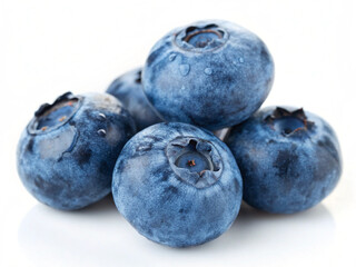 Obraz premium A picture of plump, plump, plump blueberries.