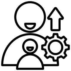 Nepotism Outline Icon