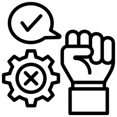 Bigotry Outline Icon