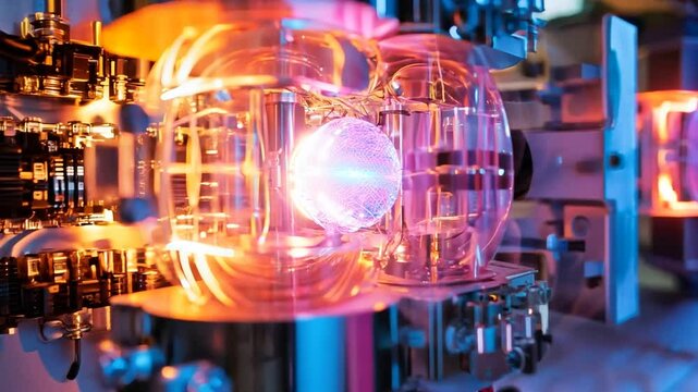 Quantum Computing: Trapped Ions Glowing in a Quantum Computer