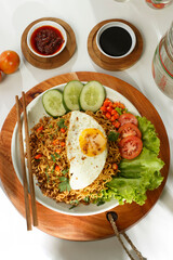 fried noodles on the table