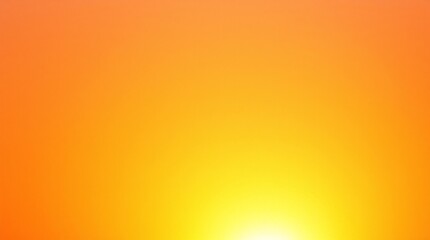 Bright Orange Gradient Background with Glowing Bottom Light