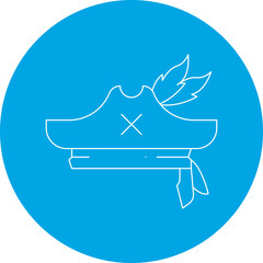 Pirate Hat I icon single vector illustration