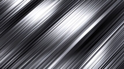 Obraz premium Abstract silver lines background; dynamic, metallic texture. Design, website, presentation