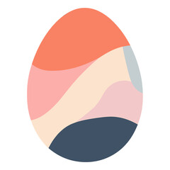Easter eggs illustration design minimalist vector