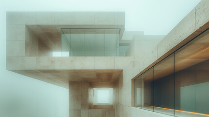 Obraz premium Arquitectura del Futuro: Innovación en Diseño y Geometría