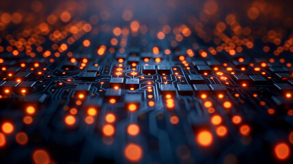 Fototapeta premium Ciberseguridad: Inteligencia Artificial y Protección Digital Avanzada
