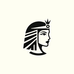 Queen cleopatra logo