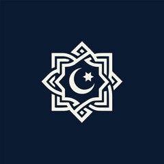 Islamic symbol logo