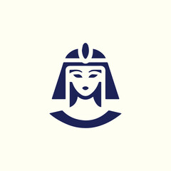 Queen cleopatra logo